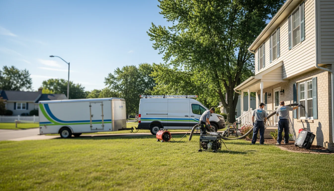 Flooded Basement Restoration And Cleanup With Repair in Balsam Lake, WI near me